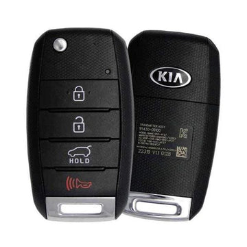 2016-2020 Kia Sportage / 4-Button Flip Key / PN: 95430-D9100 / TQ8-RKE-4F27 (OEM Refurb)