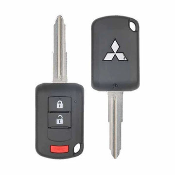 2010-2019 Mitsubishi Outlander Lancer / 3-Button Remote Head Key with Shoulder / PN: 6370B944 / OUCJ166N (OEM Refurb)