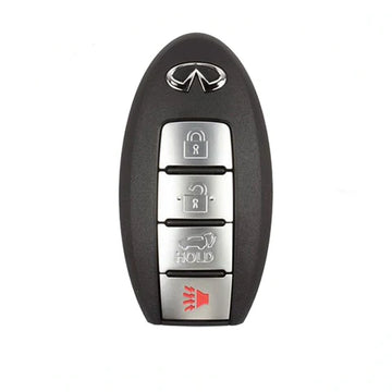 2008-2010 Infiniti QX56 / 4-Button Smart Key / PN: 285E3-ZQ31B / CWTWBU624 (OEM Refurb)