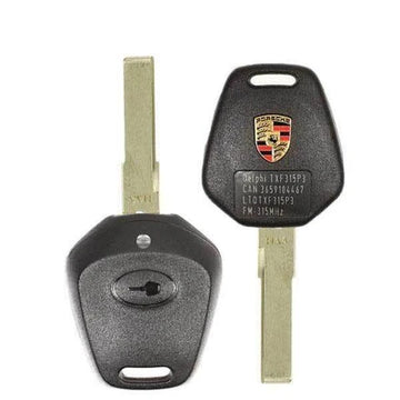 1999-2000 Porsche 911 / 1-Button Remote Head Key / PN: 996-637-243-01 / LTQTXF315P3 (OEM Refurb)