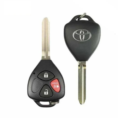 2008-2013 Toyota Venza Matrix / 3-Button Remote Head Key / PN: 89070-02250 / GQ4-29T (OEM Refurb)