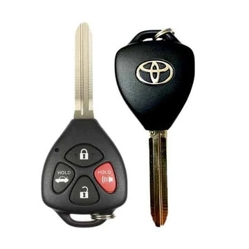 2009-2016 Toyota Corolla / 4-Button Remote Head Key / PN: 89070-02620 / GQ4-29T (G Chip)(OEM)