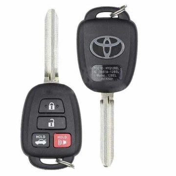 2014-2019 Toyota Corolla / 4-Button Remote Head Key / PN: 89070-02880 / HYQ12BEL (4D H) / Board 3710 (OEM Refurb)