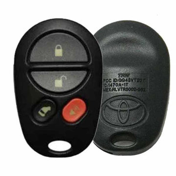 2004-2013 Toyota Sienna / 4-Button Keyless Entry Remote w/Side Door / PN: 89742-08100 / GQ43VT20T (OEM Refurb)