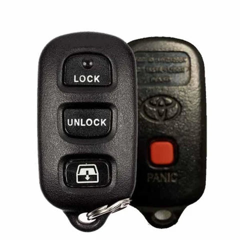 1999-2009 Toyota Sequoia / 4-Button Keyless Entry Remote / PN: 89742-0C030 / HYQ12BBX (OEM Refurb)