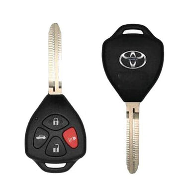 2010-2014 Toyota Yaris / 4-Button Remote Head Key / PN: 89070-33C40 / HYQ12BBY (G Chip) (OEM Refurb)