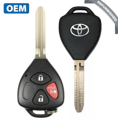 2007-2009 RAV4 Sport / 3-Button Remote Head Key / PN: 89070-42670 / HYQ12BBY (No Chip) (OEM Refurb)