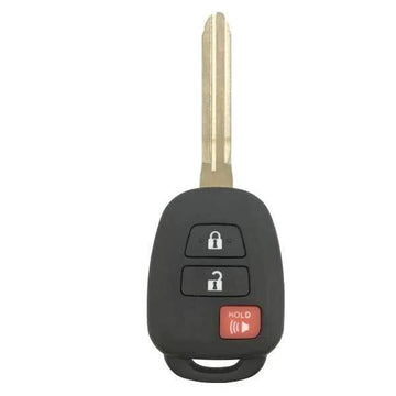 2015-2017 Toyota Prius C / 3-Button Remote Head Key / PN: 89070-42820 / HYQ12BEL (H Chip)(OEM)