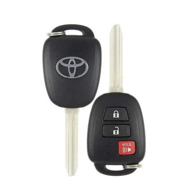 2012-2017 Toyota Prius C / 3-Button Remote Head Key / PN: 89070-52F60 / HYQ12BDM / G Chip (OEM Refurb)