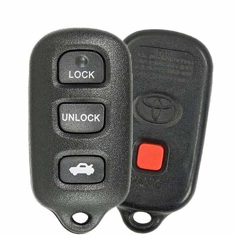 2002-2006 Toyota Camry Solara / 4-Button Keyless Entry Remote / PN: 89742-AA030 / GQ43VT14T (OEM Refurb)