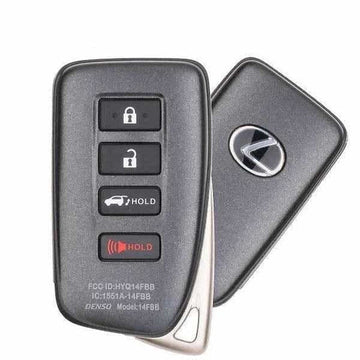 2016-2021 Lexus / 4-Button Smart Key / PN: 89904-0E160 / HYQ14FBB / G Board 0010 (OEM Refurb)