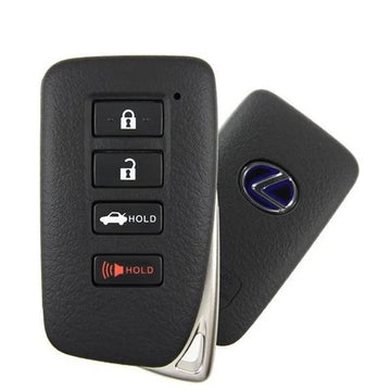 2014-2020 Lexus RCF / 4-Button Smart Key / PN: 89904-24100 / HYQ14FBA (2110 Board) (OEM Refurb)