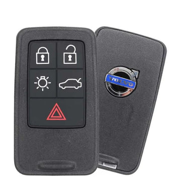 2007-2017 Volvo / 5-Button Smart Key w/ Approach Lights / PN: 30659607 / KR55WK49264 / 433 MHz (OEM Refurb)