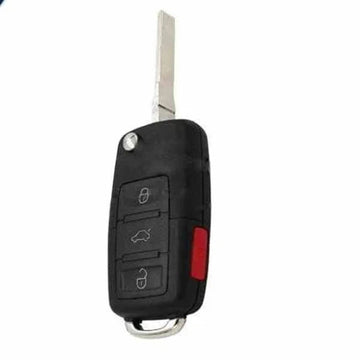 2012-2018 Volkswagen  / 4-Button Remote Flip Key / PN: 5KO837202BJ / NBGFS93N / 315 MHz (OEM Refurb)