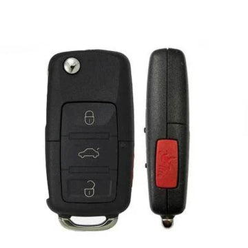 2002-2006 Volkswagen / 4-Button Flip-Key / 1J0959753AM (OEM Refurb)