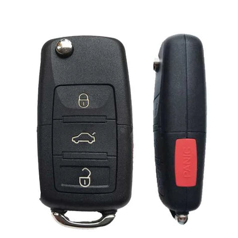 1998-2001 Volkswagen / 4-Button Flip Key / 1J0959753H / NBG735868 (OEM Refurb)