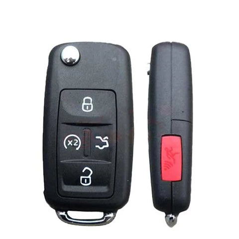 2011-2013 Volkswagen Golf / 5-Button Flip Key / PN: 561837-202-D / NBG010206T / 315 Mhz (OEM Refurb)