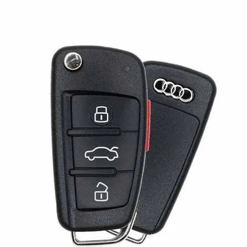 2005-2010 Audi / 4-Button Flip Key / PN: 8P0 837 220E / NBG009272T / 315MHz (OEM)