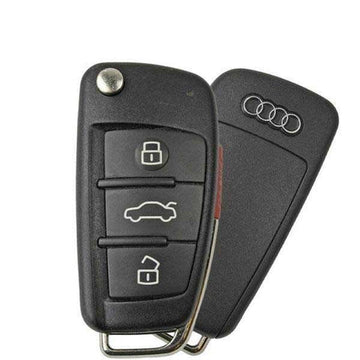 2006-2010 Audi / 4-Button Remote Flip Key / PN: 8E0-837-220-R / MYT4073A / 315MHz (OEM Refurb)