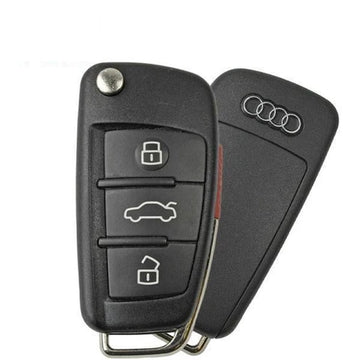 2006-2010 Audi / 4-Button Flip Key / PN: 8E0837220 / MYT4073A / 315 Mhz (OEM)