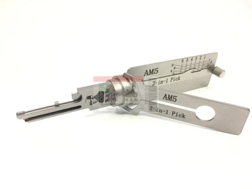 ORIGINAL LISHI - AM5 Tool / 2-in-1 / Padlock Pick & Decoder - AG