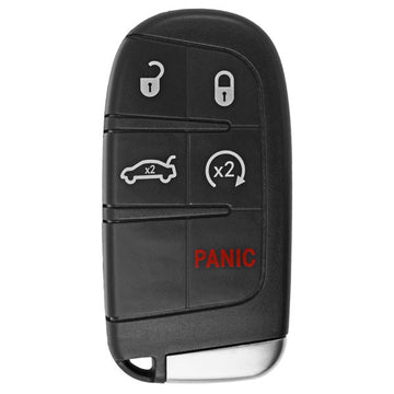 Chrysler/Dodge Keyless 4+1 Button Remote Key - FCC ID:M3N-40821302 - PCF7945/7953 - HITAG2 chip - 434mhz - Premium Aftermarket