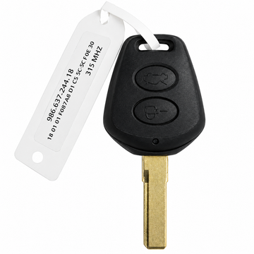Porsche 986 / 996 2-Button Aftermarket Remote Key – 315 MHz