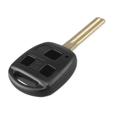 3 Buttons Remote Fob Case Replacement Car Key Shell Fob For Lexus