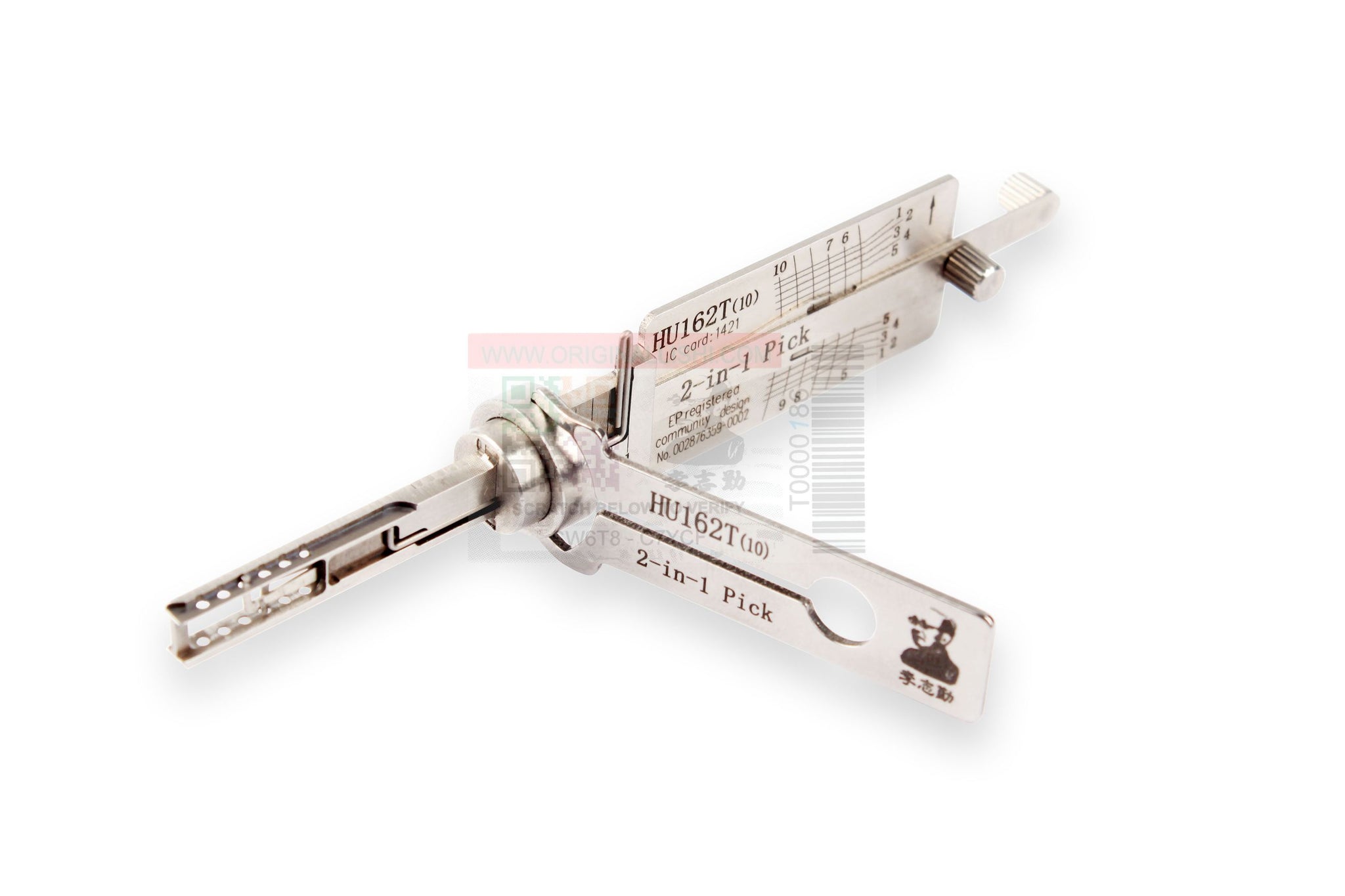ORIGINAL LISHI - HU162T - 2015-2021 Audi / VW - 10 Cut - 2-in-1 Pick & Decoder - Door & Trunk - HS