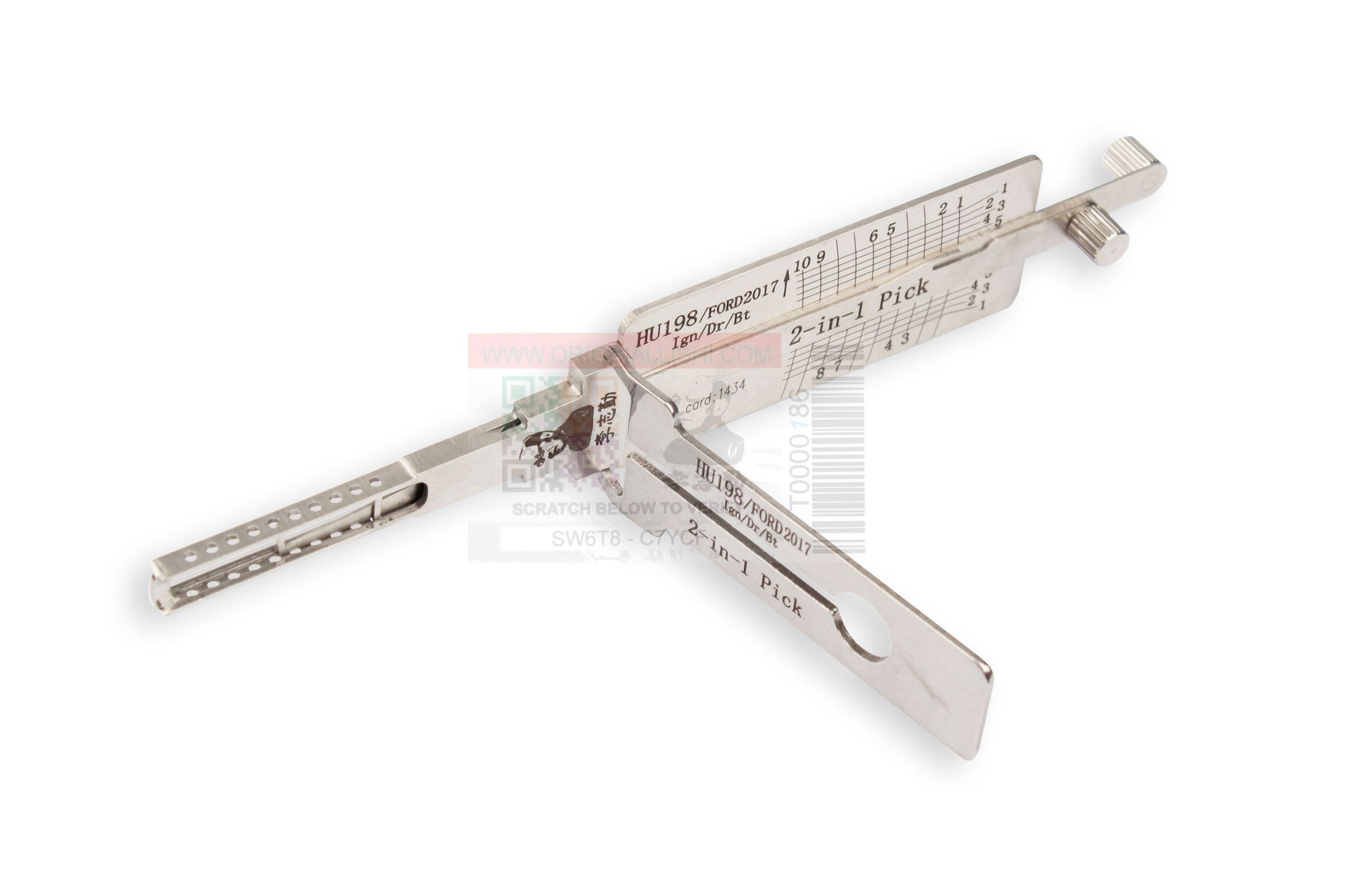 ORIGINAL LISHI - HU198 Ford 2017 / New Keyway 2-in-1 Pick & Decoder