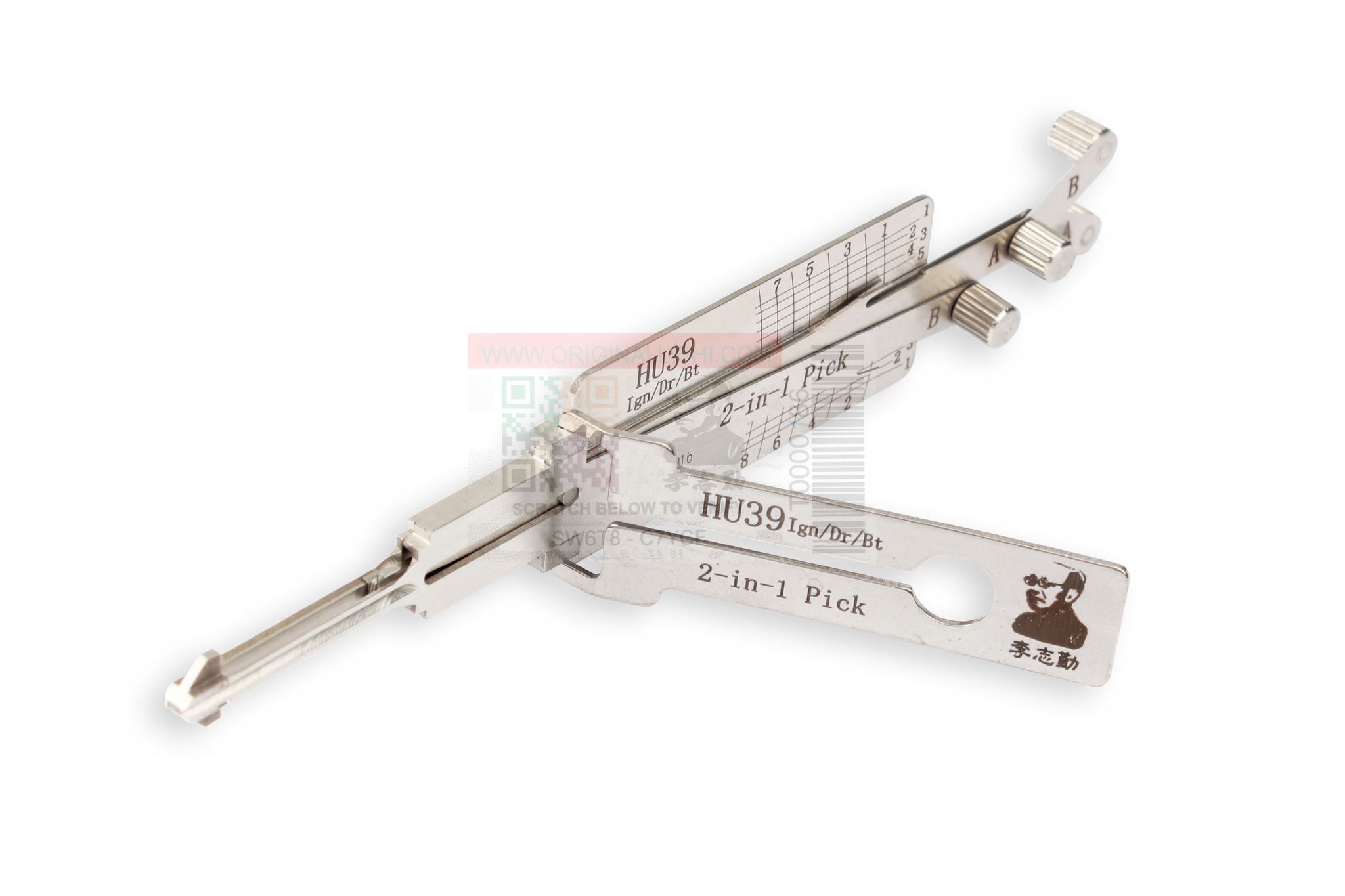 ORIGINAL LISHI - HU39 Mercedes / 4-Track / 2-in-1 Pick & Decoder / QL