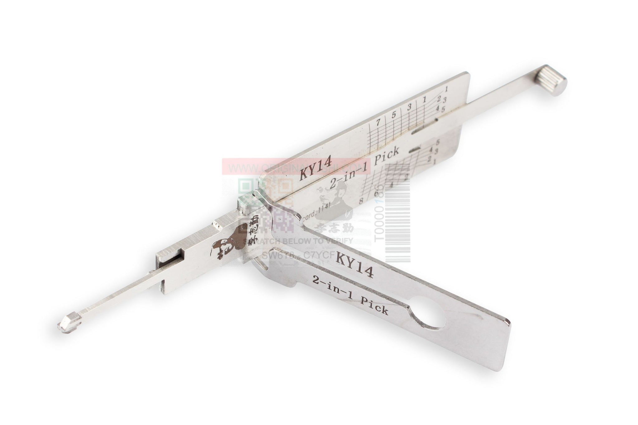 ORIGINAL LISHI - KY14 KIA / 8-Cut / 2-in-1 Pick & Decoder