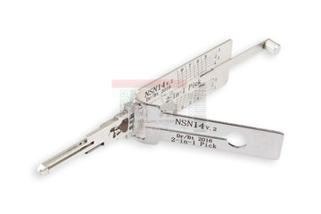 ORIGINAL LISHI - NSN14 Nissan Infiniti / 2-in-1 Pick & Decoder / DR & BT / AG