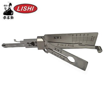 Original Lishi - KW1 5-Pin Kwikset Keyway Tool 2-in-1 Pick - AG