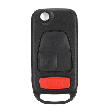 1996-2008 Mercedes SLK Chrysler Crossfire / 3-Button Flip Key / HU64 / PCF7935 44 Chip for KR55 Key Maker  (AFTERMARKET)