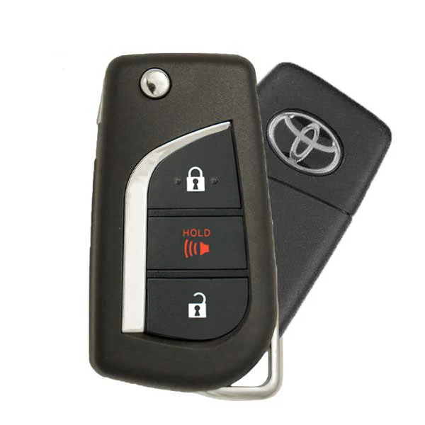 2017-2018 Toyota Corolla / 3-Button Remote Flip Key / PN: 89070-12C20 / HYQ12BFB (H CHIP) (OEM)