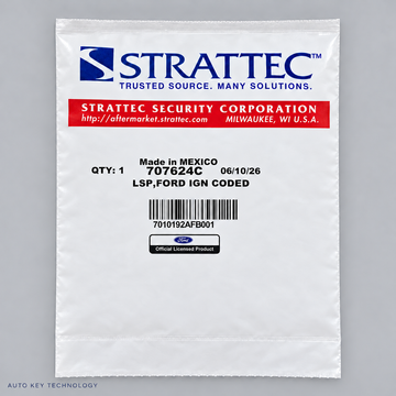 “STRATTEC 707624C Ford Coded Ignition Lock Cylinder with 2 Keys”