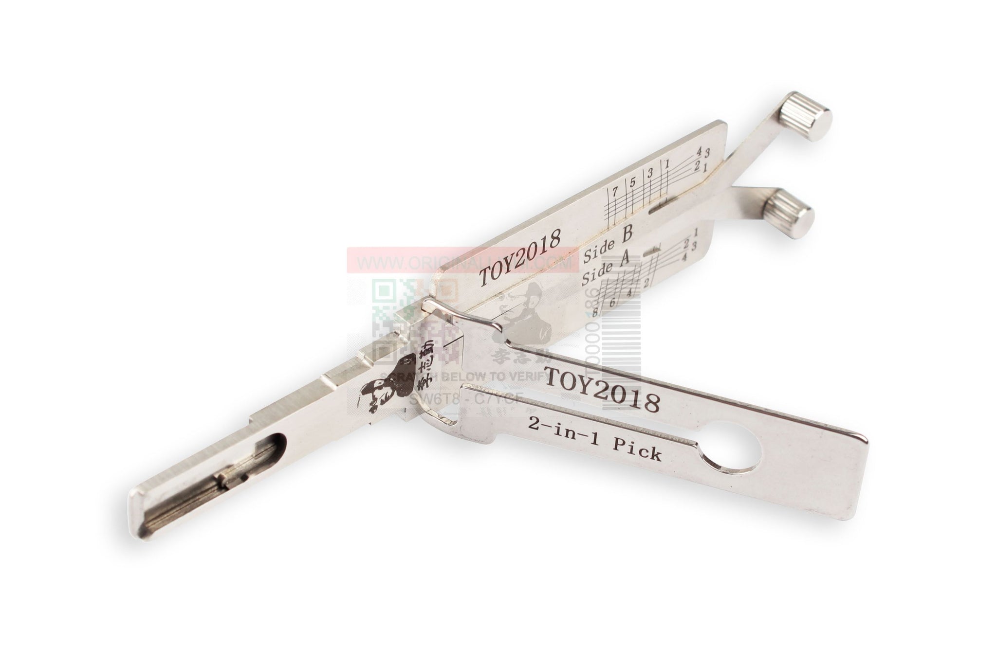 ORIGINAL LISHI - TOY2018 Toyota / 2-in-1 Pick & Decoder / DR & BT