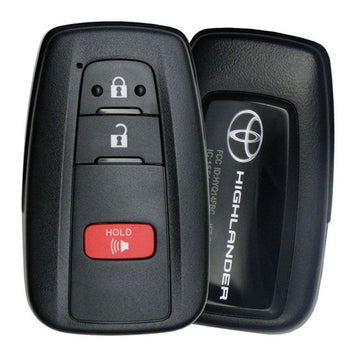 2021-2022 Toyota Highlander / 3-Button Smart Key / PN: 8990H-0E360 / HYQ14FLA (OEM Refurbished)