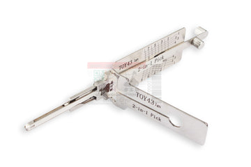 ORIGINAL LISHI - TOY43 Toyota / 8-Cut / 2-in-1 Pick & Decoder / IGN