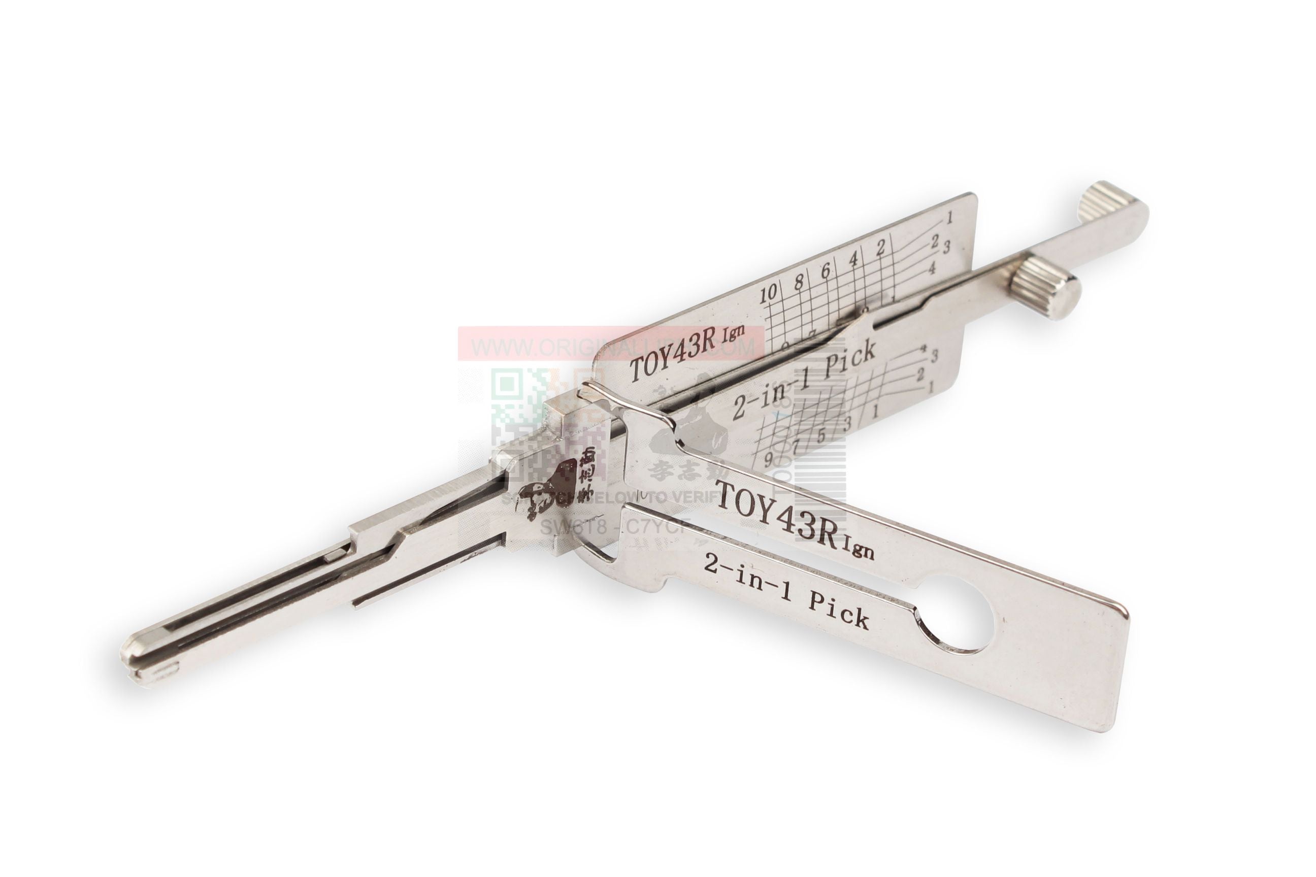 Original Lishi - TOY43R Subaru GMC Chevy 2-in-1 Pick & Decoder - IGN