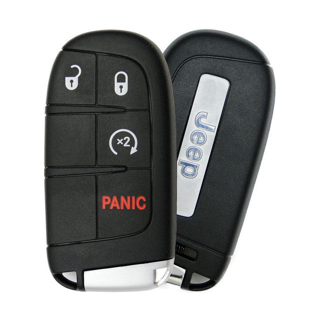 2015-2021 Jeep Renegade / 4-Button Smart Key / PN: 6BY88DX9AA 735636994 / M3N-40821302 (OEM Refurb)