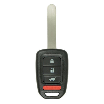 2014-2019 Honda CR-V / HR-V / 4-Button Remote Head Key / PN: 35118-T7S-A00 / MLBHLIK6-1T (OEM Refurb)