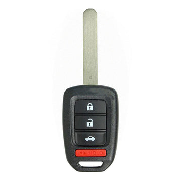 2016-2020 Honda Accord Civic / 4-Button Remote Head Key / PN: 35118-T2A-A60 / MLBHLIK6-1TA (433 MHz) (OEM)