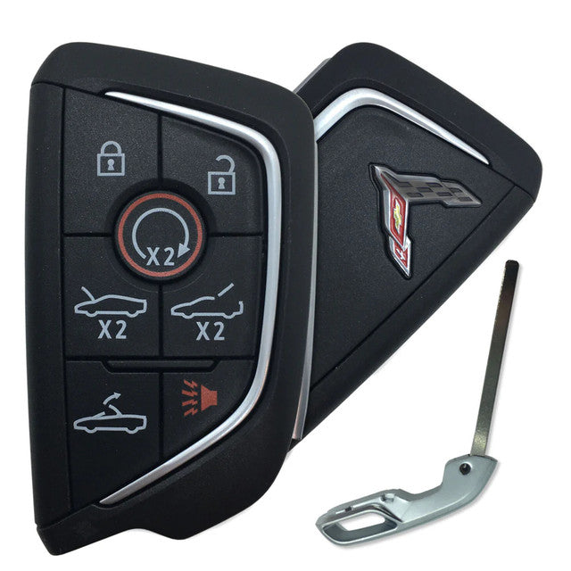 Chevrolet Corvette 7-Button Smart Key YGOG20TB1 13538853 433 MHz, New OEM