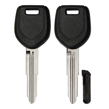Transponder Key Shell For Mitsubishi MIT11R MIT3 With Chip Holder