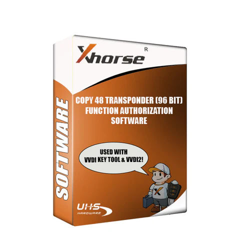 Xhorse - Copy 48 Transponder (96 bit) Function Authorization Software - VVDI Key Tool / VVDI2 - ( machine sold separately )