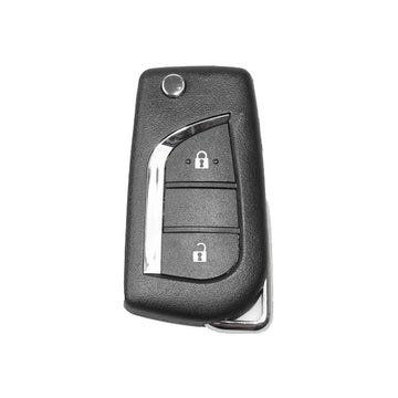 Toyota Style XKTO01EN / 2-Button Universal Remote Key for VVDI Key Tool (Wired)