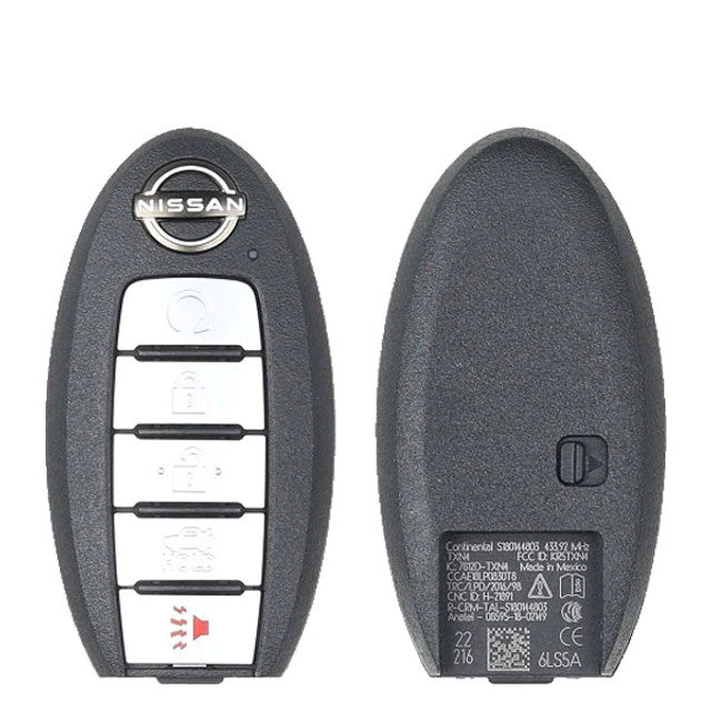 2022-2023 Nissan Altima / 5-Button Smart Key / PN: 285E3-6LS5A / KR5TXN4 (OEM Refurb)