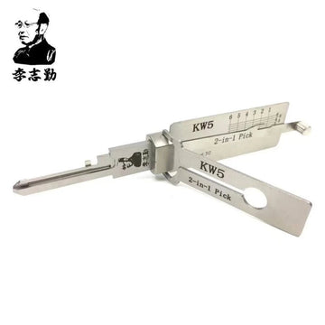 Original Lishi - KW5 / 6-Pin - Kwikset Keyway Tool 2-in-1 Pick & Decoder | AG